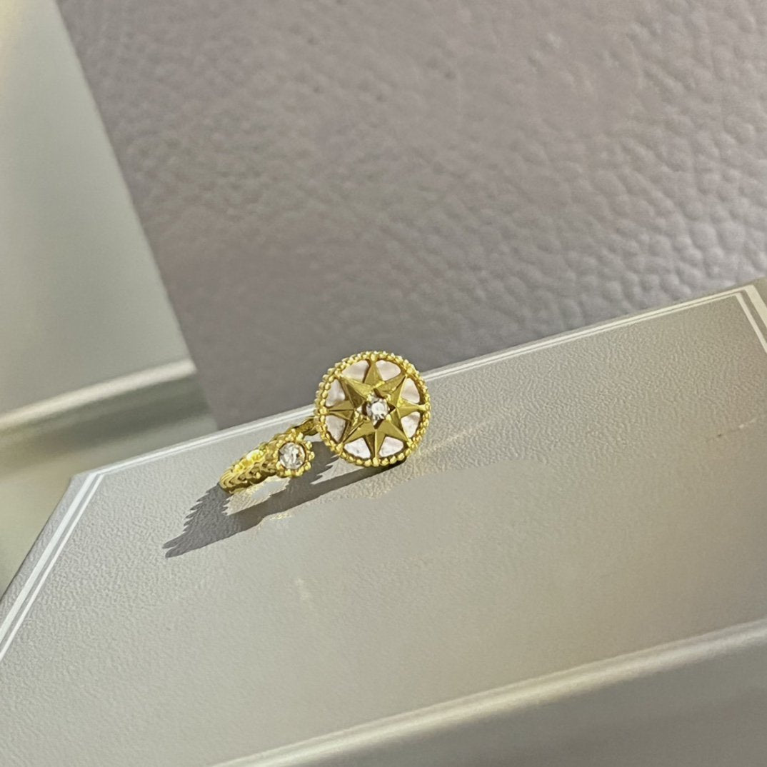 DIOR ROSE DES VENTS RING GOLD DIAMOND