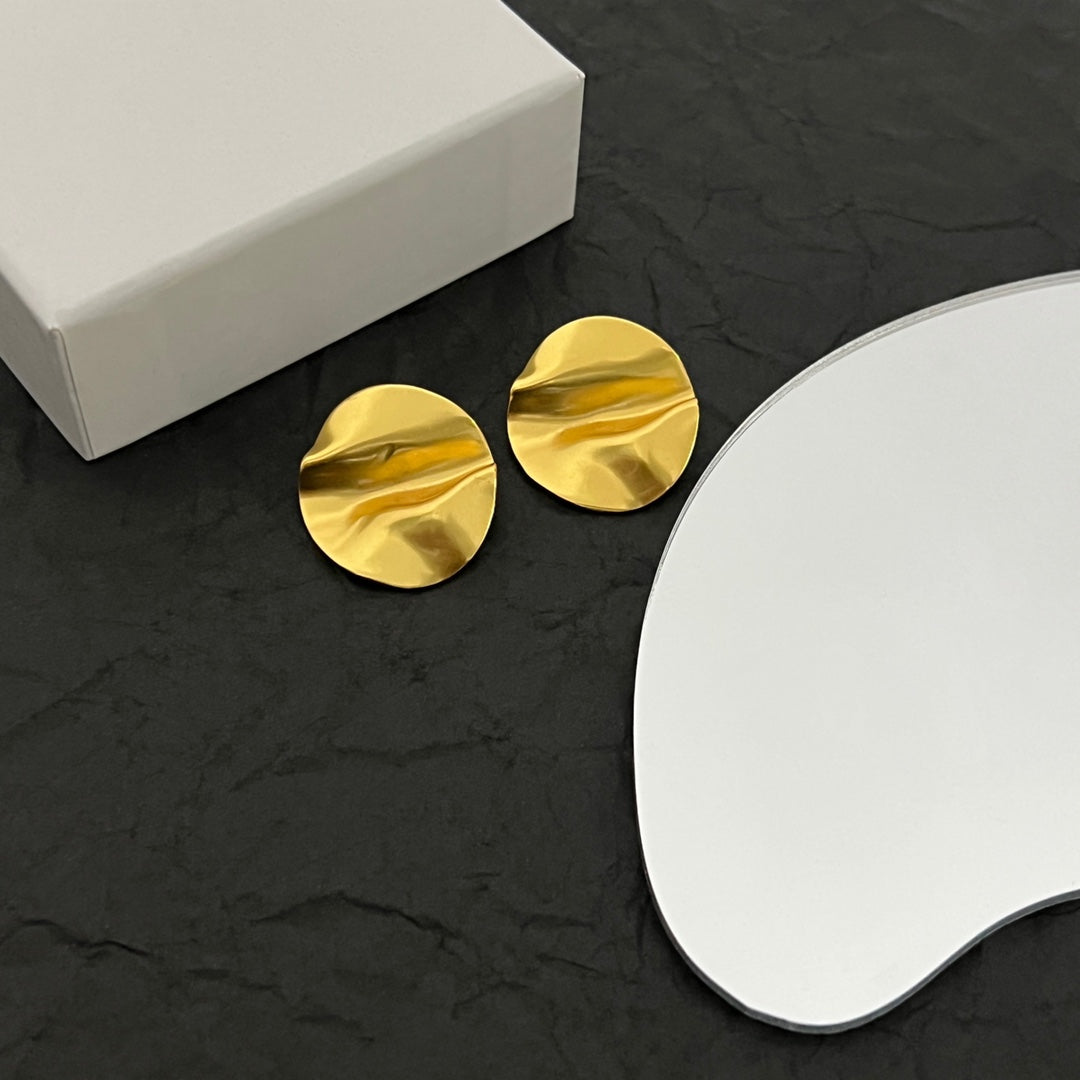 FENDI FF GOLD EARRINGS