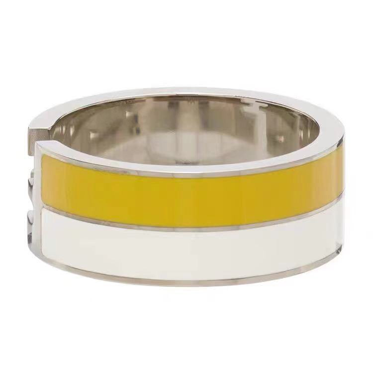FENDI FF RING SILVER WHITE&YELLOW