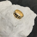 FENDI FOREVER FF GOLD RING