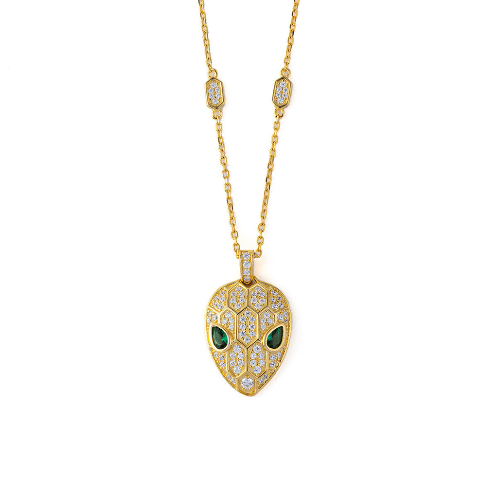 BVLGARI SERPENTS PEDANT DIAMOND NECKLACE