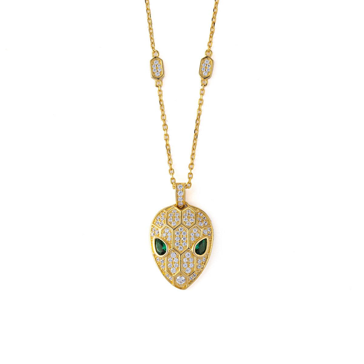 BVLGARI SERPENTS PEDANT DIAMOND NECKLACE