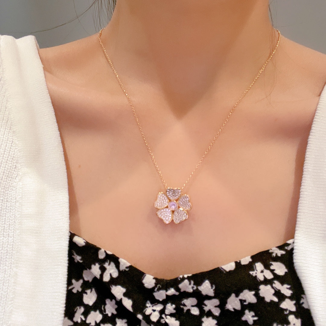 CHOPARD HAPPY PEDANT DIAMOND NECKLACE