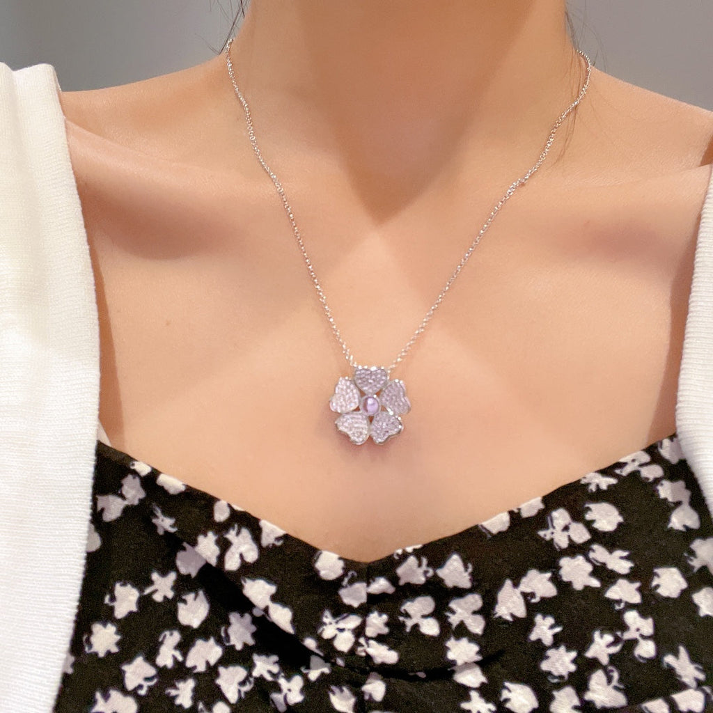 CHOPARD HAPPY PEDANT DIAMOND NECKLACE