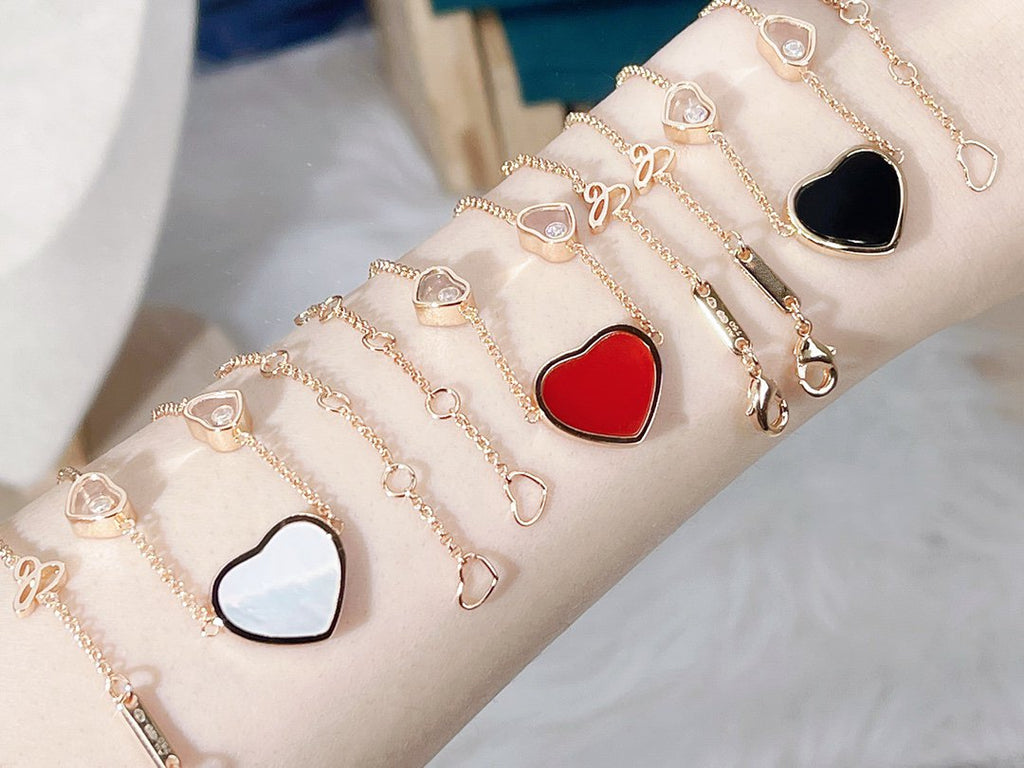 CHOPARD HAPPY HEART NECKLACE 3 MOTIFS