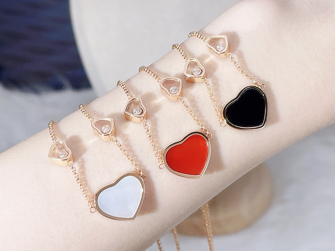 CHOPARD HAPPY HEART NECKLACE 3 MOTIFS