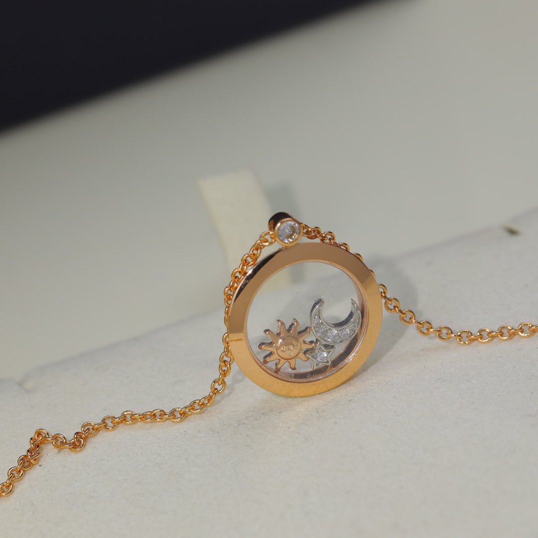 CHOPARD SUN MOON STAR NECKLACE