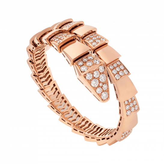 BVLGARI SERPENTI BRACELET PINK GOLD DIAMOND 1