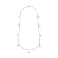 BVLGARI DREAM NECKLACE 9 MOTIF WHITE MOP PINK GOLD