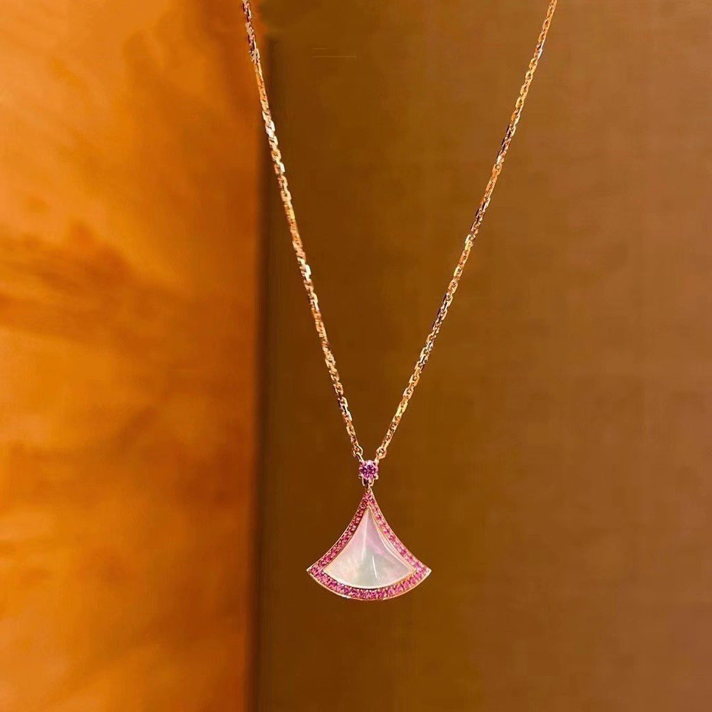 BVLGARI DREAM NECKLACE MOP DIAMOND PINK