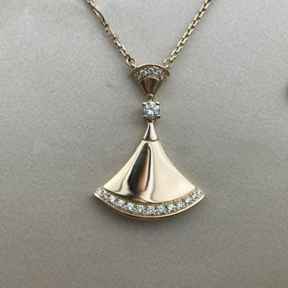 BVLGARI DREAM NECKLACE PINK GOLD DIAMOND