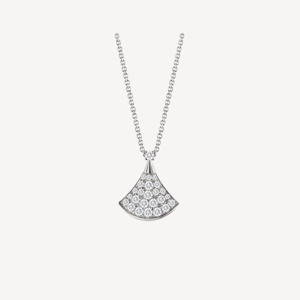 BVLGARI DREAM NECKLACE SILVER DIAMOND