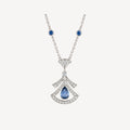 BVLGARI DREAM NECKLACE AGATE DIAMOND SILVER
