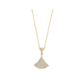 BVLGARI DREAM NECKLACE GOLD FULL DIAMOND