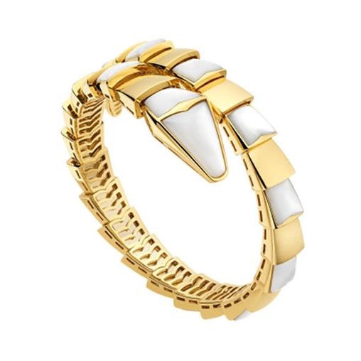 BVLGARI SERPENTI BRACELET MOP GOLD