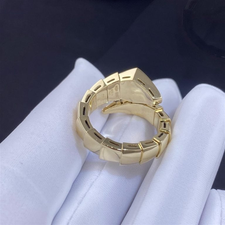 BVLGARI SERPENTI RING GOLD DIAMOND