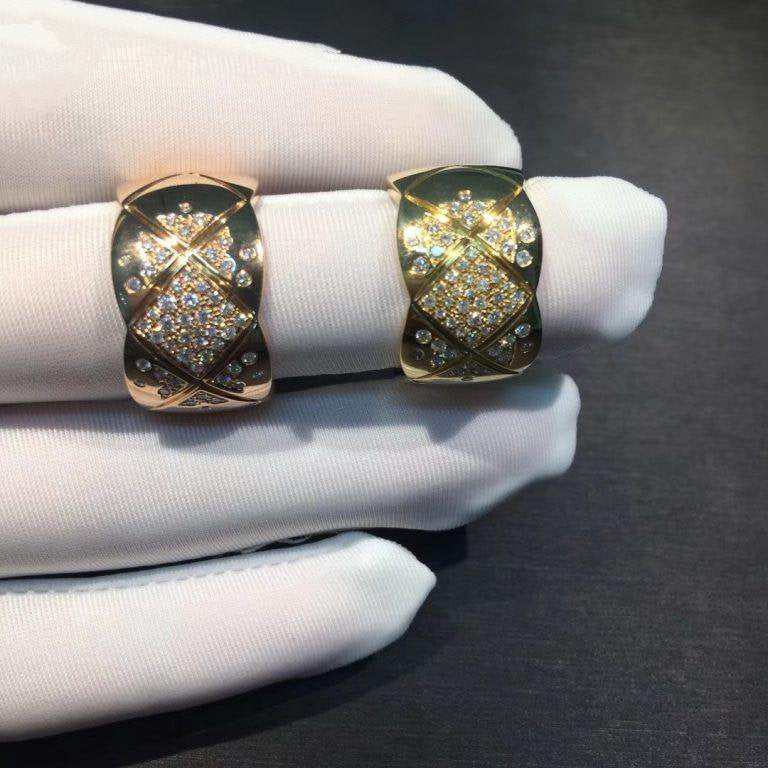 Chanel Crush Ring Pink Gold Diamond