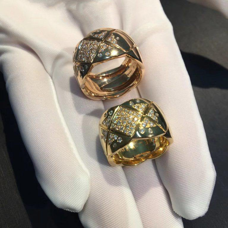 Chanel Crush Ring Pink Gold Diamond