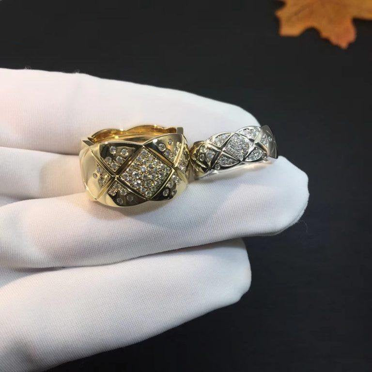 Chanel Crush Ring Gold Diamond