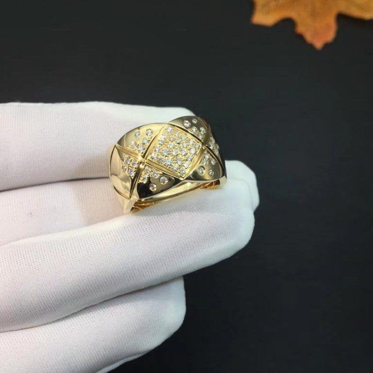 Chanel Crush Ring Gold Diamond