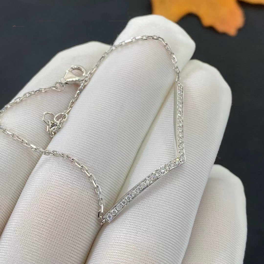 CHAUMET JOSEPHINE SILVER DIAMONDS BRACELET