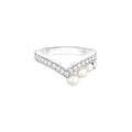 CHAUMET JOSEPHINE SILVER DIAMOND RING