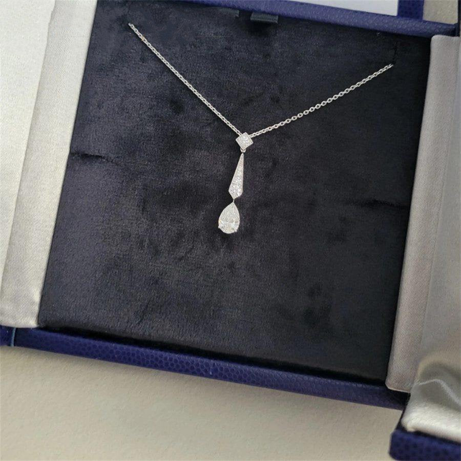 CHAUMET JOSEPHINE SILVER DIAMOND NECKLACE