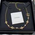 Chanel 2026 Gold Double C Pearl Necklace