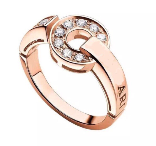 BVLGARI DREAM RING DIAMOND PINK GOLD