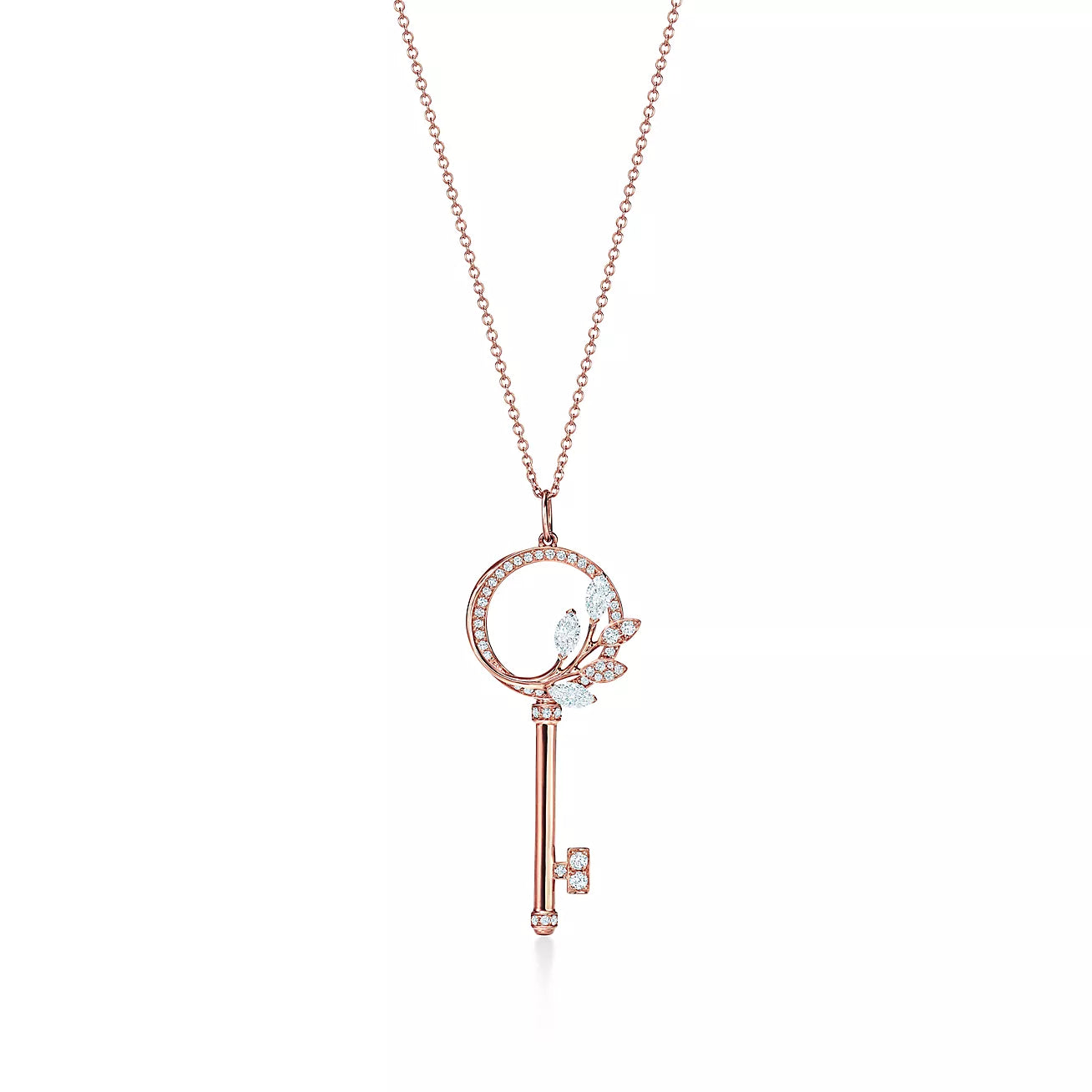 TIFFANY VICTORIA KEY DIAMOND NECKLACE