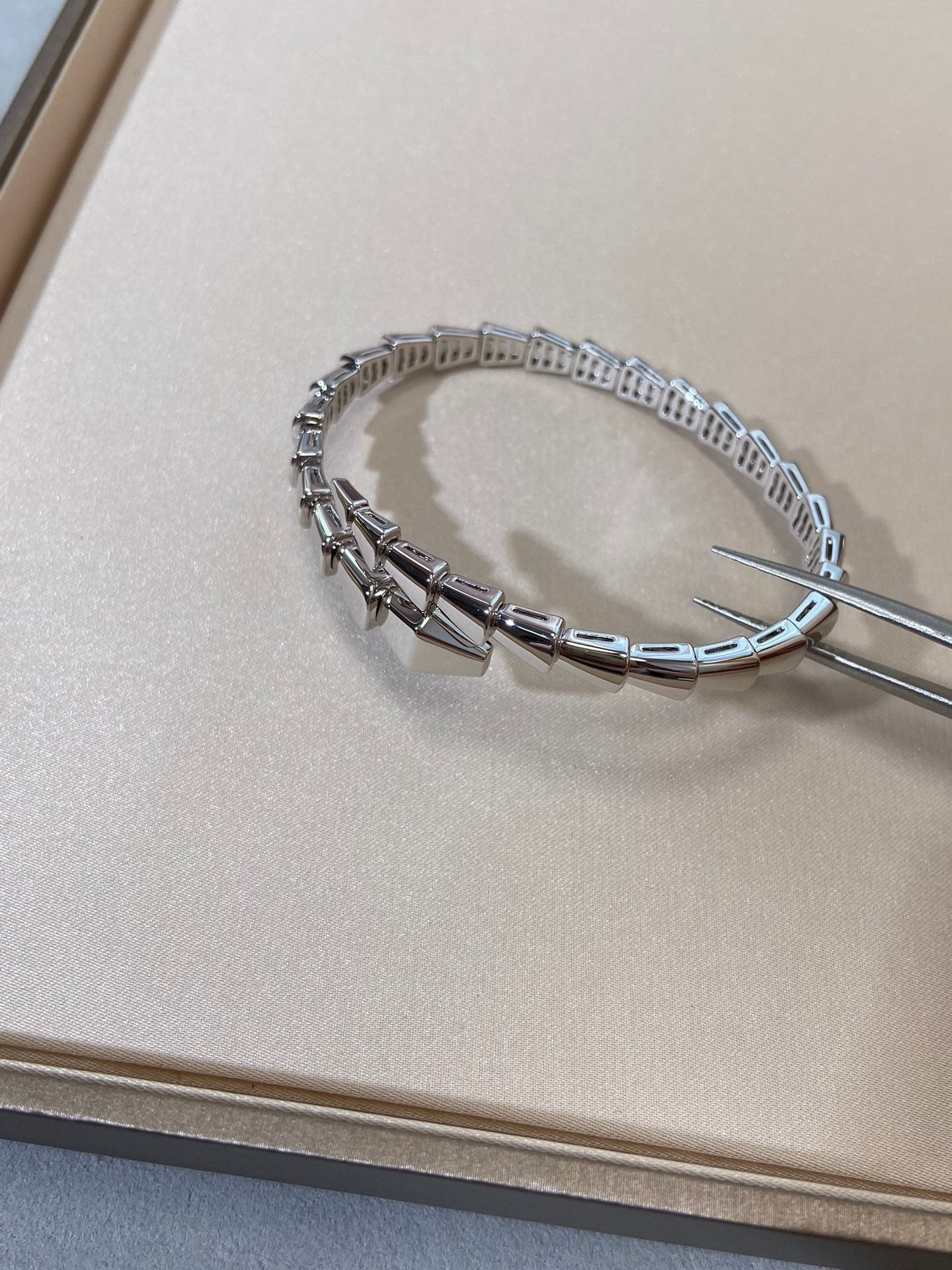 BVLGARI SERPENTI VIPER SILVER BRACELET