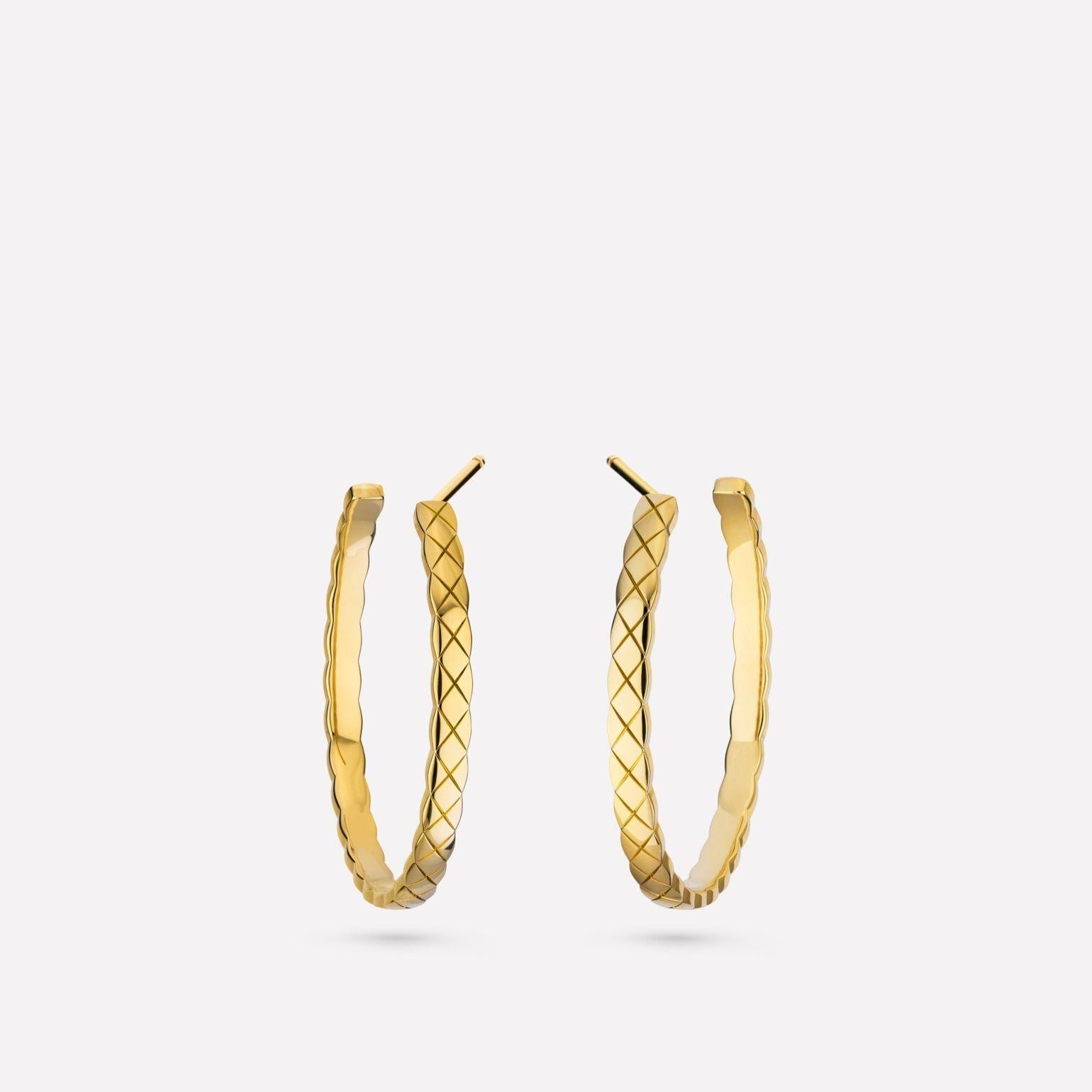 Chanel Crush Hoop Earrings